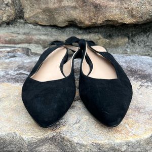 Anthropologie| Bow-Tied Slingback Flats | 9M